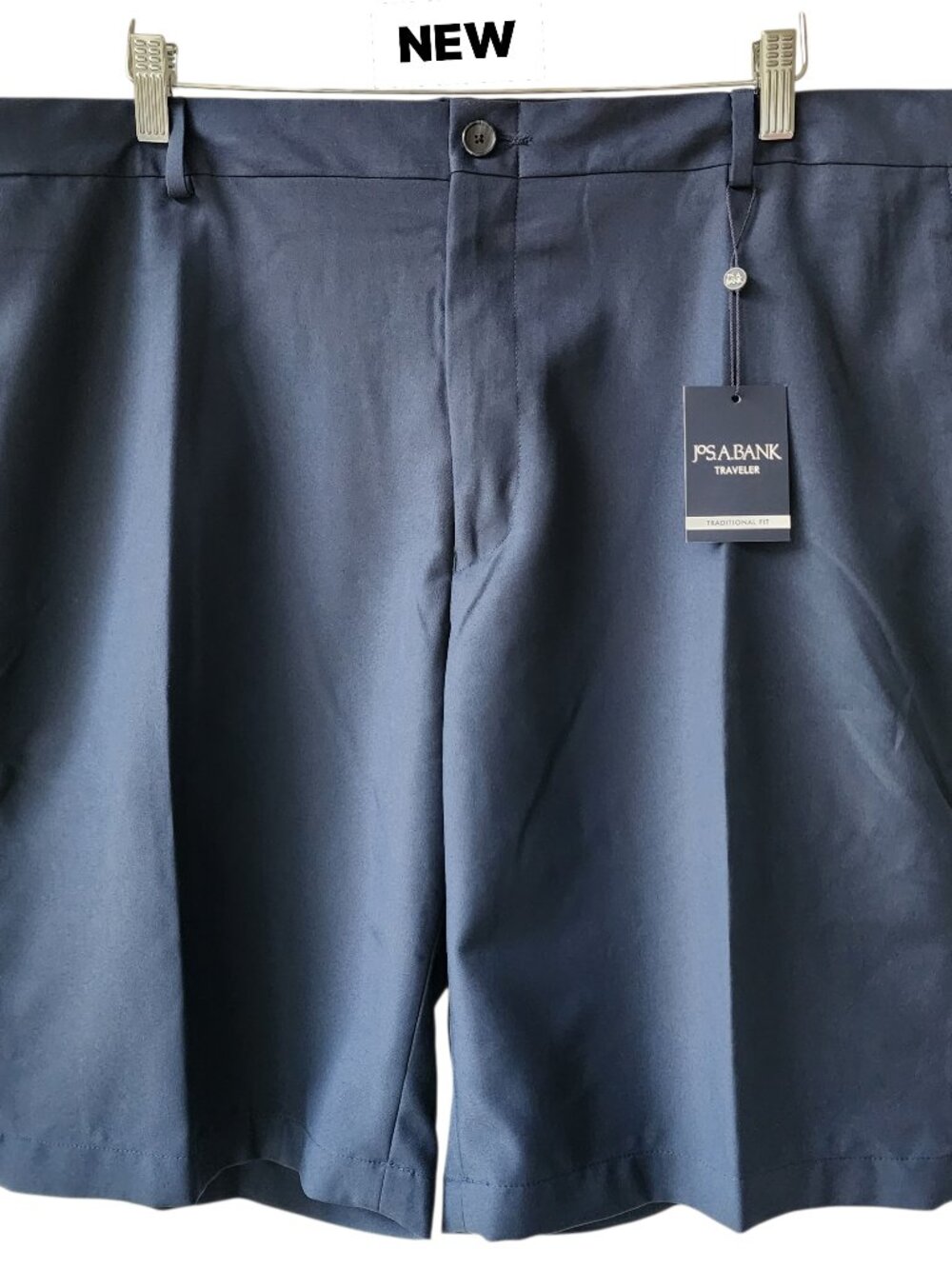 44 Shorts Blue Golf Traveler New Jos A Bank Short Mens Sz Slider Waistband Navy